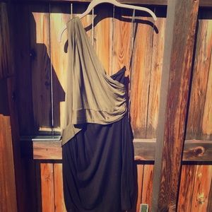 Rachel Roy One Shoulder Mini Dress